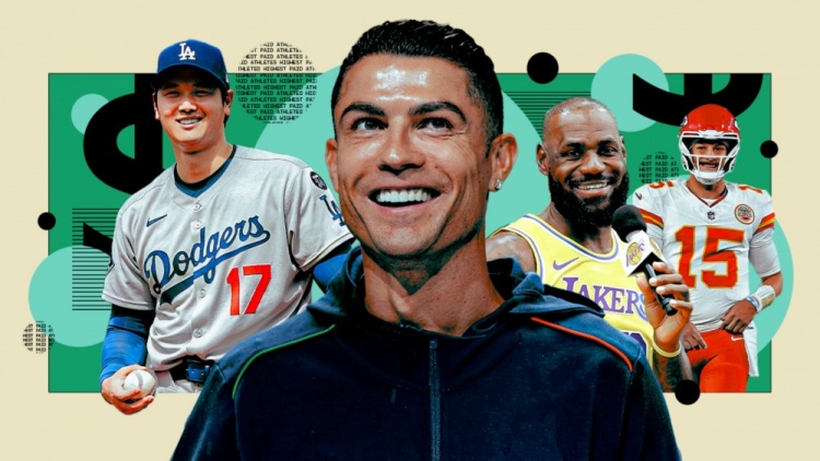 开云体育下载-2025收入最高运动员：C罗2.6亿刀居首，梅西1.3亿第3，本泽马第6